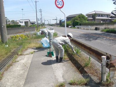 桑名市アダプトプログラムに参加しています