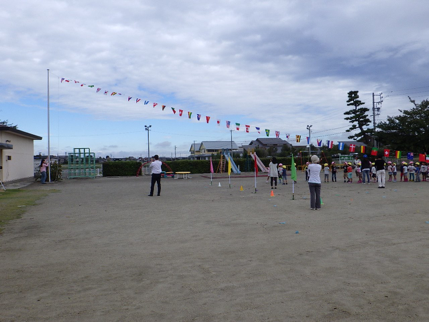 『長島幼稚園の掲揚塔』