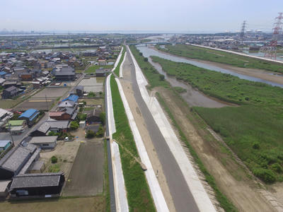 員弁川河川改修工事