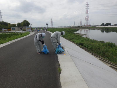 員弁川河川清掃に参加しました
