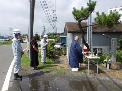 伊勢湾台風殉難者火葬之地碑