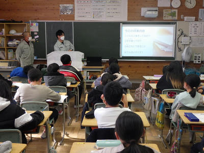 木曽岬小学校課外授業