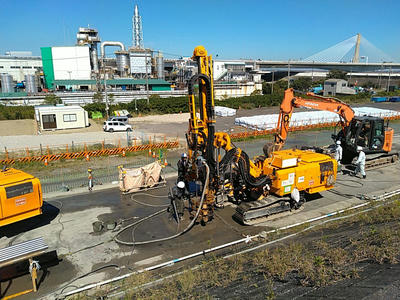 城南第一地区海岸海岸高潮対策工事(その５)が竣工しました