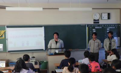 伊曽島小学校課外授業