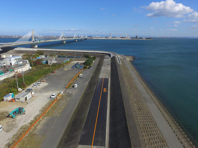 城南第一地区海岸海岸高潮対策工事(その５)